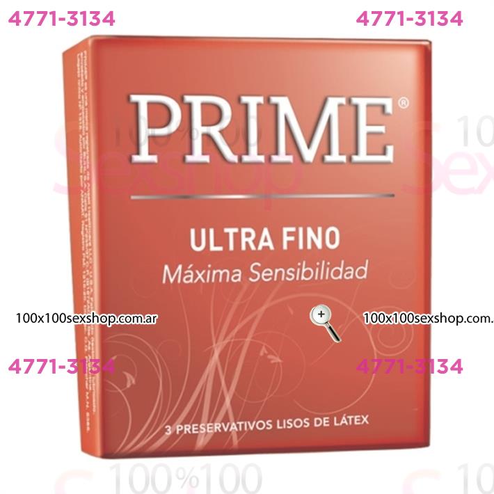 Cód: CA FP ULTRAF - Preservativo Prime Ultrafino - $ 4000